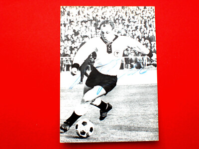 orig. Autograph Uwe Seeler international player vice world champion team 1966