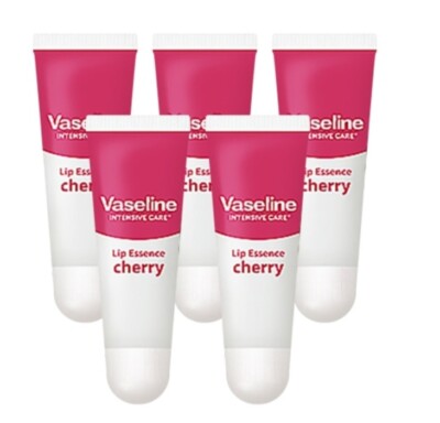 Vaseline Intensive Care Lip Essence 10ml x 5ea Cherry Advanced Petroleum Jelly