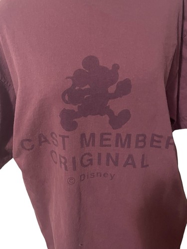 Vintage Disney Cast Member Original Brown T Shirt Size Large RARE - Picture 15 of 16
