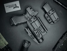 Davis Tactical IWB Light Bearing Kydex Holster For Glock 19/19X/23/32/45 TLR-1