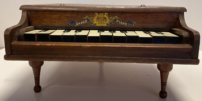アンティーク　トイ　GRAND PIANO 15鍵 5線付き　昭和レトロ アンティーク トイ GRAND PIANO 15鍵 5線付き 昭和レトロ - メルカリ
