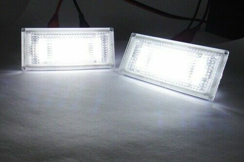 2x White 6000K 18-LED License Plate Lights For BMW 3 Series E46 2DR Facelift M3 - Picture 9 of 12