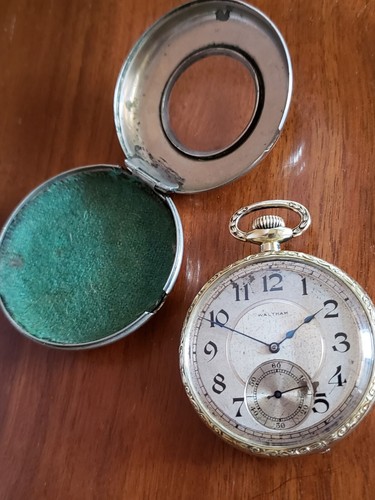WALTHAM 12 SZ OUTER DEMI HUNTER CASE SERVICED AMAZING FIND! 1924 - Picture 5 of 14