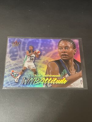 2000 Ultra WNBA WNBAttitude #10 Vickie Johnson Dallas Wings New York Liberty