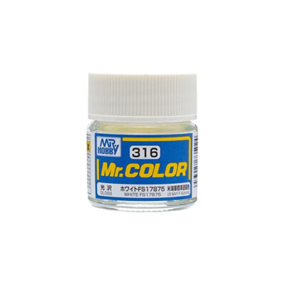 GSI Creos Gunze Mr Hobby Color C316 White Fs17875 Lacquer Paint