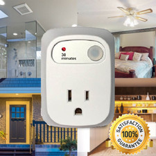 Simple Touch the Original Auto Shut-Off Safety Countdown Outlet Timer, 30 Minute