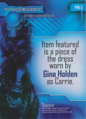 2007 ALIENS vs PREDATOR REQUIEM GINA HOLDEN AS CARRIE PIECEWORKS
