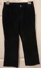VTG Wilson Leather Suade Pants size 4 Black