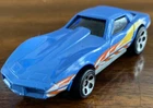 1975 HOT WHEELS CHEVY CORVETTE STINGRAY BLUE 1:64 Excellent Condition