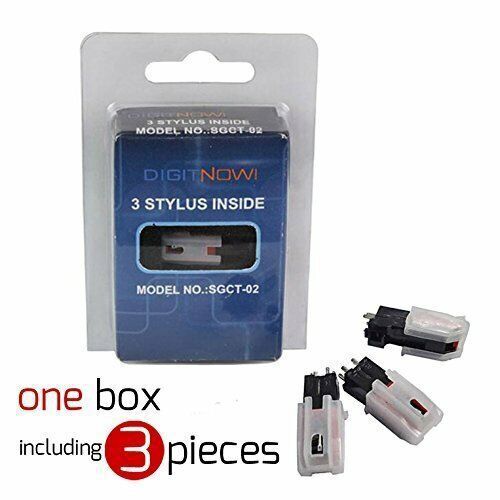 3 Turntable Diamond Stylus Needle for LP Record Player Phono Ceramic Cartridge