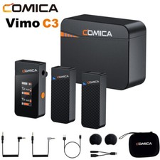 Comica VIMO C3 2.4G Wireless Lavalier Microphone System Video Recording TX TX RX