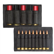 2pc Buttstock Shell Holder Shotgun & Rifle Ammo Bullet Gun Sleeve Hunting Pouch