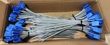 12" Blue Steel Cable Seals Metal Security Tag Numbered Truck Trailer {200PCS}