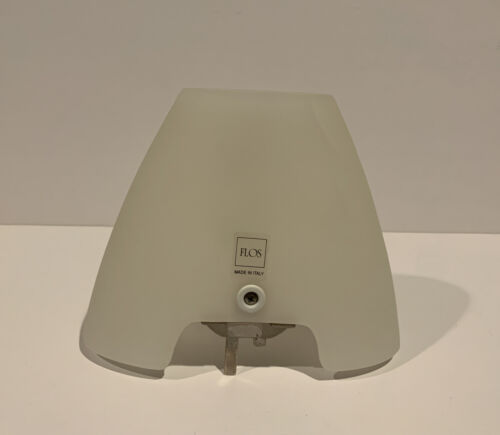 Flos White Lamp Shade Made In Italy 7” High 9” Wide