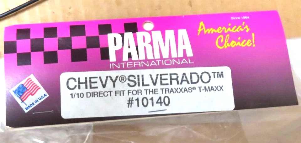 PARMA 10140 CHEVY SILVERADO 1/10 AJUSTE DIRECTO PARA TRAXX T MAXX Foto 2 de 3