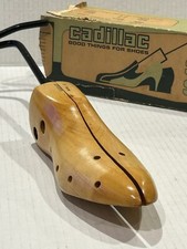 Beautiful Vintage Wooden Shoe Form Mold Stretcher Cadillac Men Size 5
