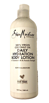 Shea Moisture 100% Virgin Coconut Oil Daily Hydration Body Lotion 13 fl oz