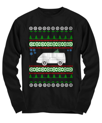 1988 Mitsubishi Wagon Ugly Christmas Sweater - Long Sleeve Tee