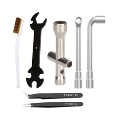 3D Printer MK8 MK10 Wrench Spanner Nozzle Cleaning Copper Brush Ender 3 5 CR-10