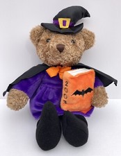 Barnes Noble Halloween Witch 2003 Bear Plush Stuffed Animal 12 in tall