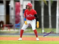 JESUS STARLYN CABA Philadelphia Phillies Top Prospect Autographed 8x10 Photo COA