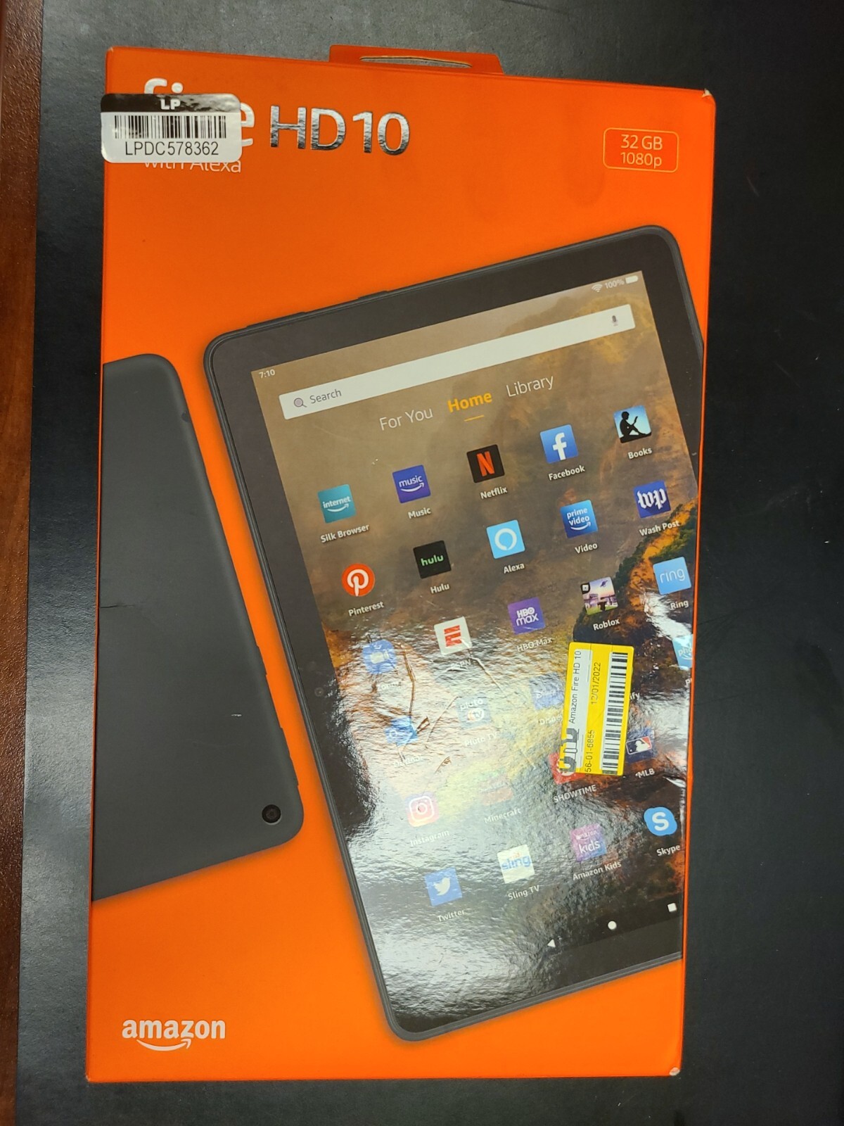 Amazon Fire HD 10 (11th Generation) 32GB, WiFi, 10.1" Tablet Black