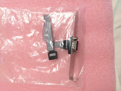 30CM DB9 Male Serial RS232 Add-A-Port Adapter Cable with Bracket for Motherboard