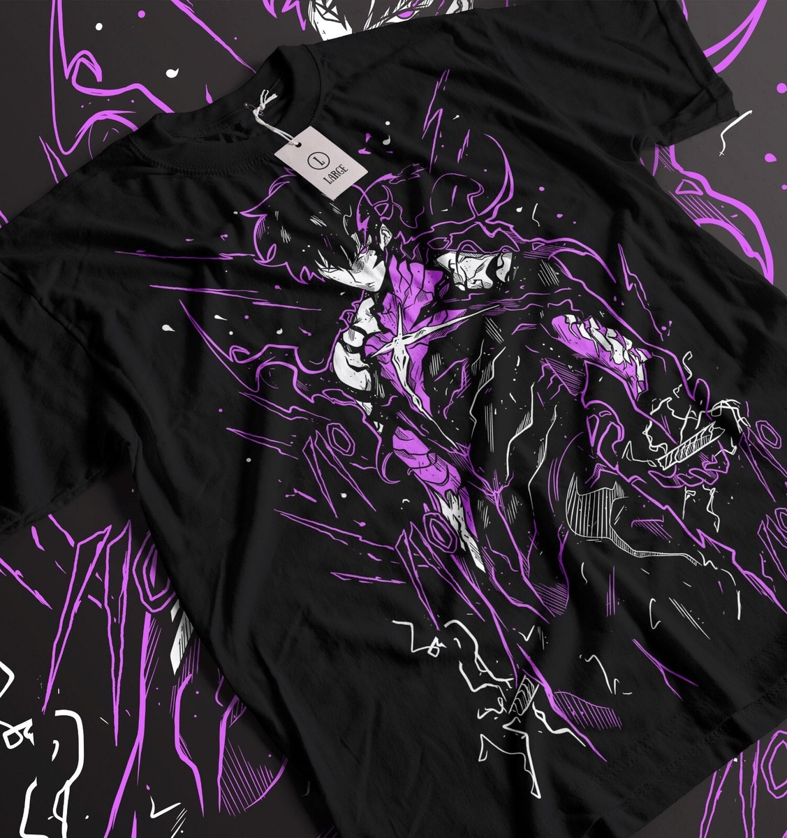 Solo Leveling T-Shirt Sung Jinwoo Liu Zhigang Anime Jonas Reiji
