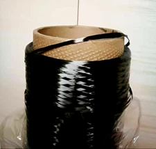 1PC 3K Black Carbon Fiber Tow Filament Yarn Thread Tape 500m Length 3500MPa