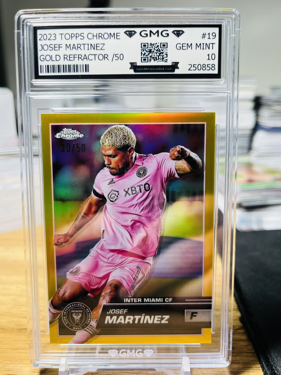 2023 Topps Chrome MLS Josef Martinez Gold Refractor /50 GMG