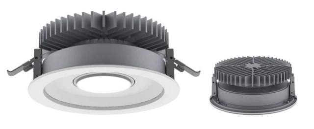 GE LED Recessed Downlight 3000lm 175mm Cut Out WF IP20 DALI Dim Cool White 4000k