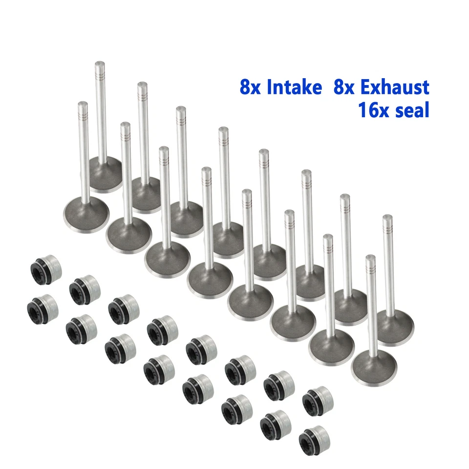 Intake and Exhaust Valves 06D109601M For 2006-2014 Audi A4 A5 A6 TT Quattro 2.0L - Image 2 of 4