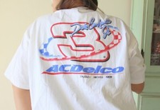 Vintage 1980s Dale Earnhardt AL Delco Large  NASCAR Tee Rare Vtg Racing Tee Men