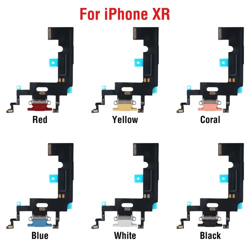 Charger Dock Charging Port Mic Flex Cable For iPhone X XS Max XR 8 7 6s 6 Plus - Photo 12 sur 44