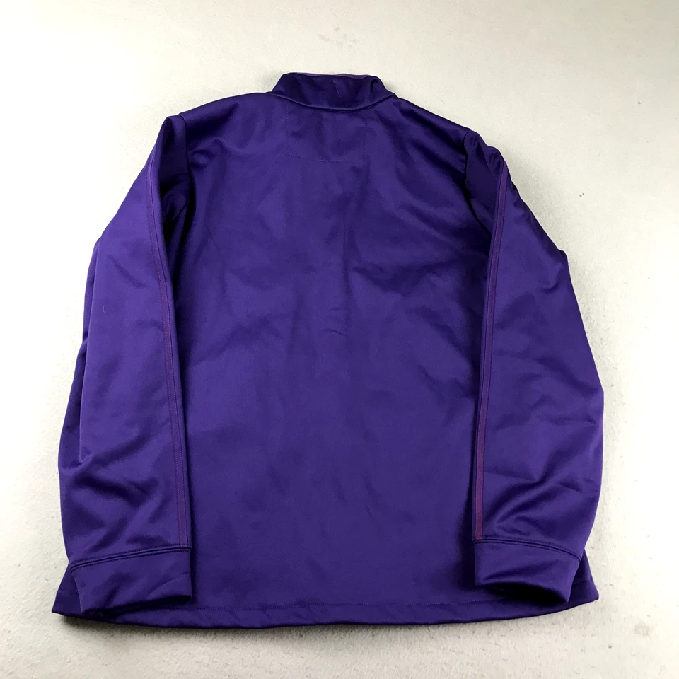 Foxwoods 25 Años Sudadera Mujer XL Púrpura Cremallera Completa Cuello Simulado Ropa Activa Top Foto 4 de 4