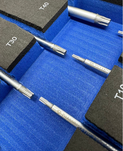 Blue Point Tools EVA Tool Holder Set - 8 pieces Torx Screwdriver Set - Picture 2 of 3