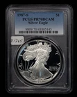 1987-S 1 oz American Silver Eagle Proof - PCGS PR 70 DCAM - SKU-E1765