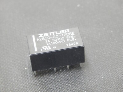 ZETTLER AZ830-2C-12DSE RELAY 12VDC DPDT - USA SELLER FAST SHIPPING