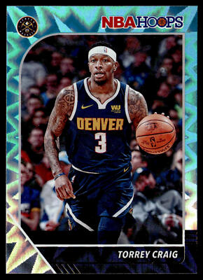 2019-20 Hoops Torrey Craig #50 Teal Explosion Denver Nuggets