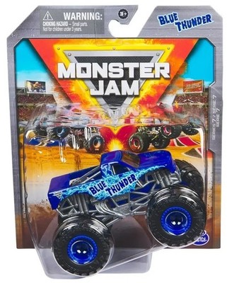 BLUE THUNDER Series 7 Monster Jam Spin Master Trucks Car Auto 1:64 scale