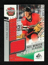 2025-26 Upper Deck SP Game Used Winter Classic Fabrics Frank Nazar #WCF-15 0c3