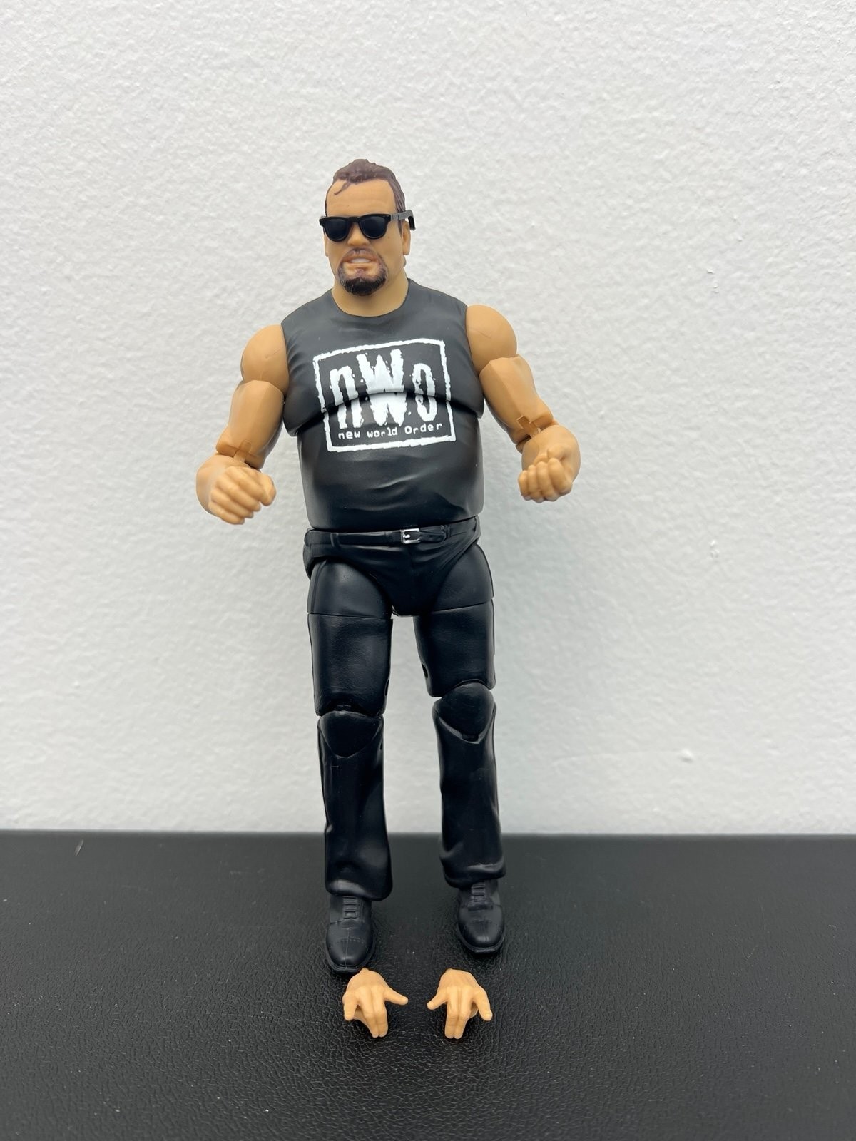 WWE Elite Monday Night War Complete nWo Big Bubba Rogers Build a Figure BAF WCW