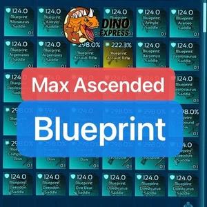 Max Stats Ascended BluePrint, Message if need Details ASA PVE Survival Ascended