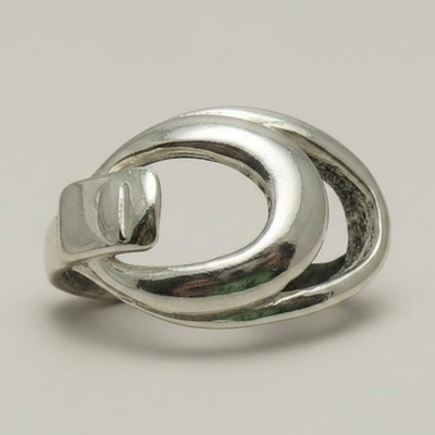 Stylish Genuine Sterling Silver Ring Plain Stamped Solid 925 Handmade Empress