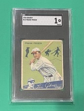 1934 Goudey #13 Frank Frisch