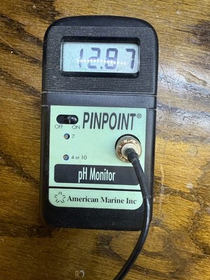 American Marine Pinpoint PH Monitor w/probe Used