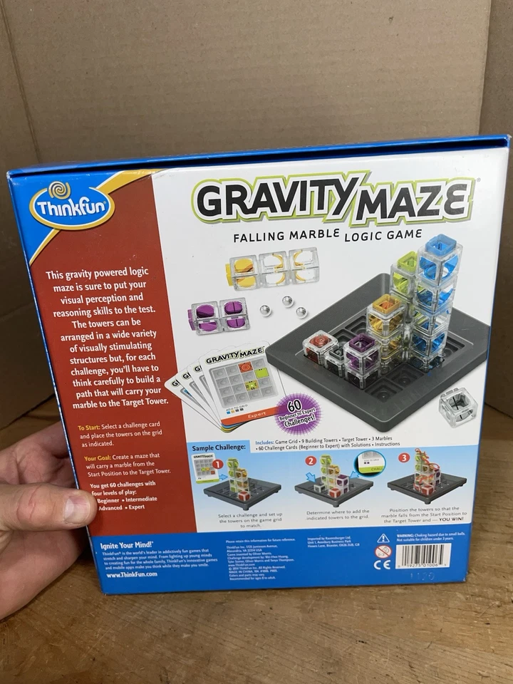 Gravity Maze Falling Marble Logic Game Thinkfun - Image 3 of 4