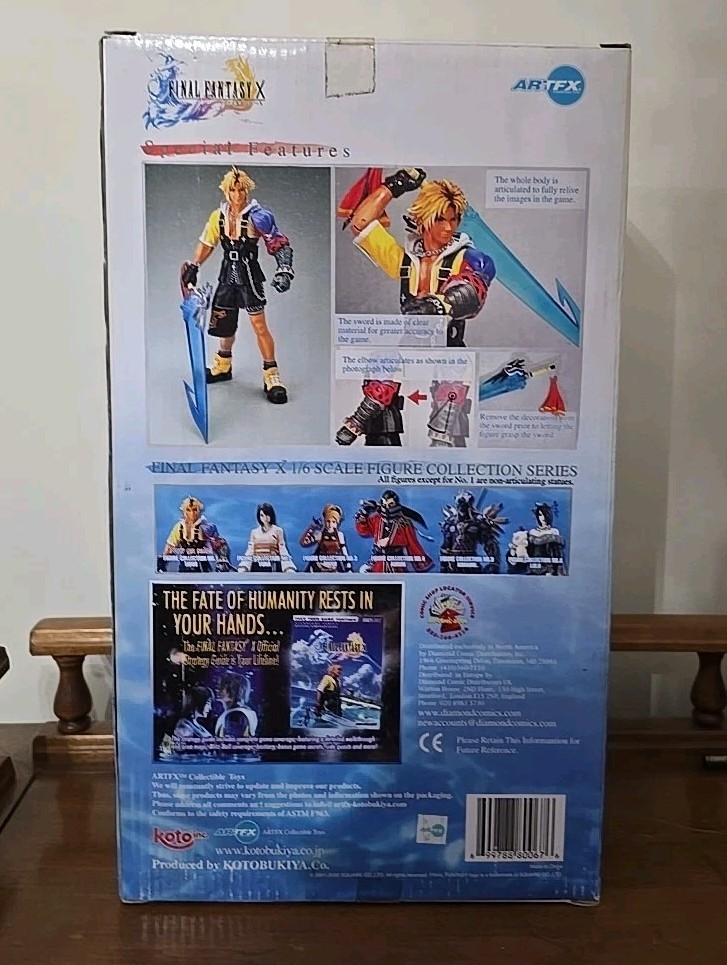 Final Fantasy X Figure Collection No 1 Tidus 1/6 Scale ARTFX