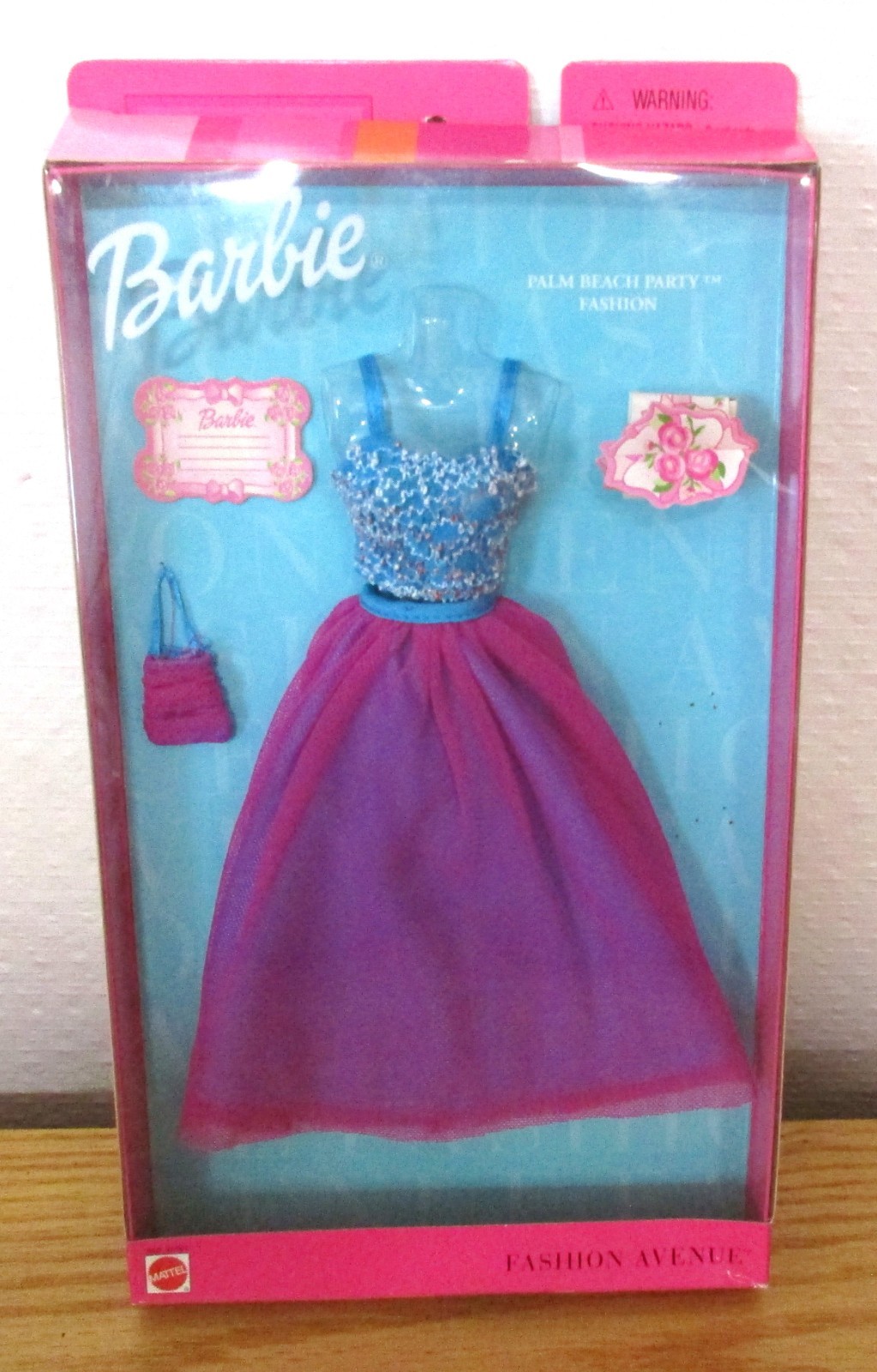 2001 Mattel Barbie Palm Beach Party Fashion Avenue 25701  Missing Shoes