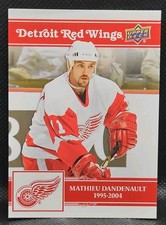 25-26 Upper Deck Detroit Red Wings Centennial Mathieu Dandenault